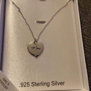 Sterling silver cross necklace